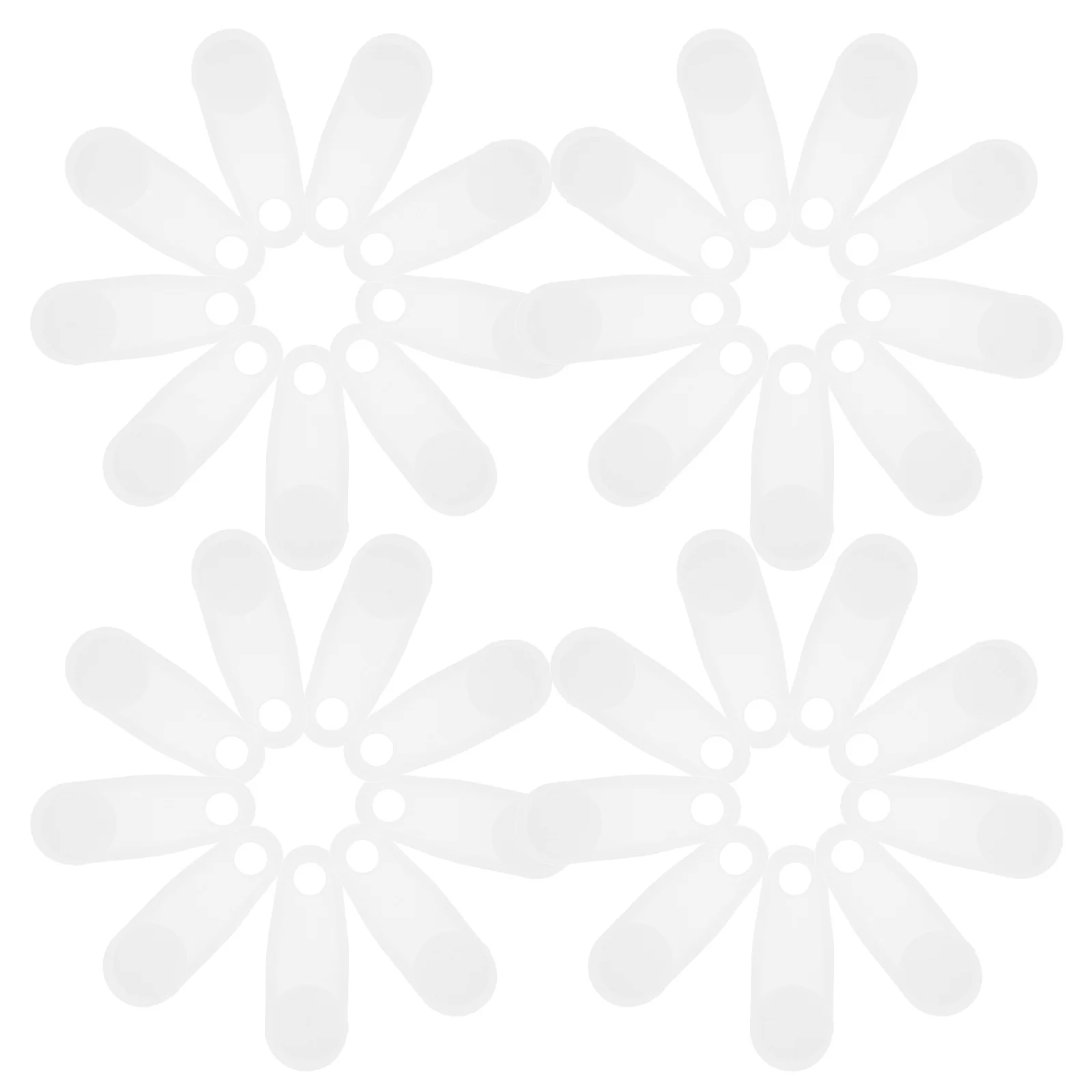 

Curtain Track Glider Hooks 100pcs Heavy Duty No Drill Ceiling Mount White Plastic Drapery Hanging System