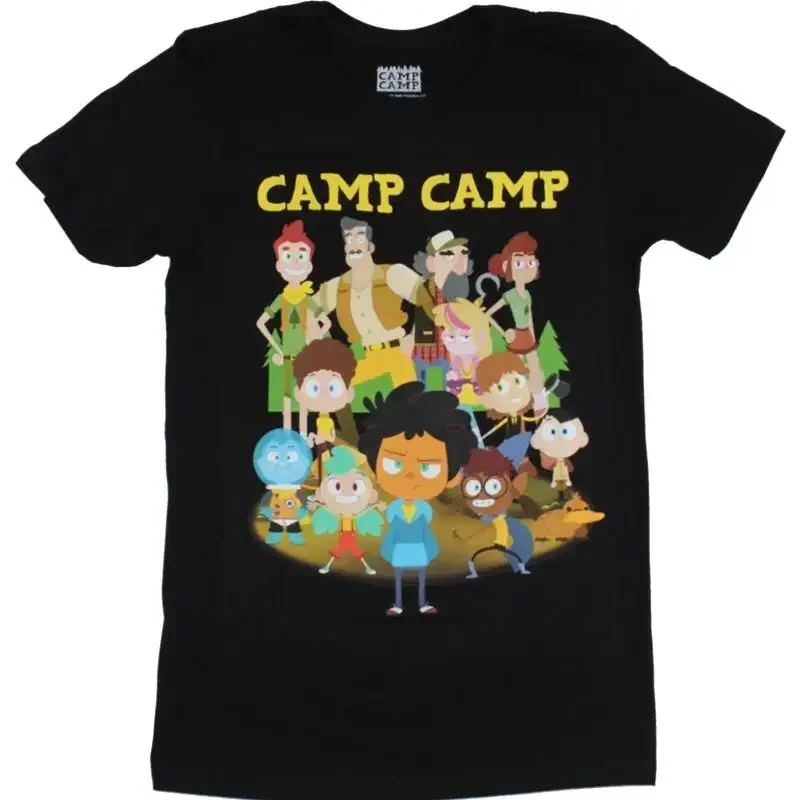 Camp Adult New T Shirt Full Giant Cartoon Cast Pic