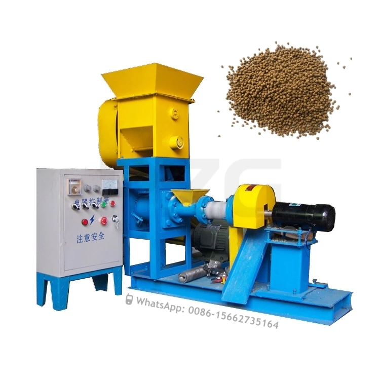 Floating Fish Feed Pellet Extruder Mill Feed Granule Making Machine For Fish Small Electric Floating Fish Feed Extruder Machine