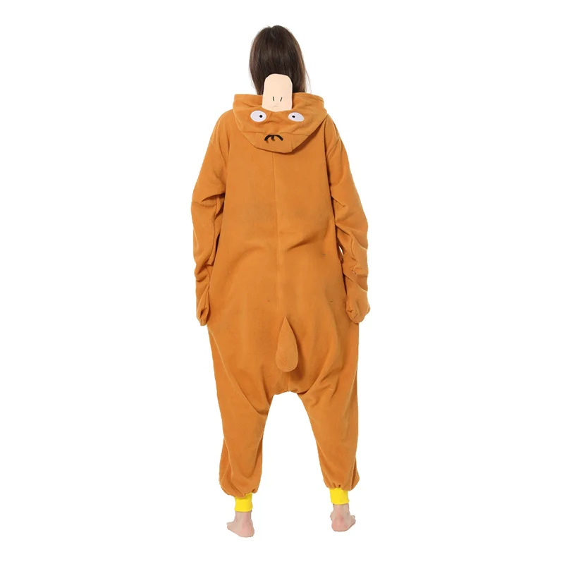 Duck Onesies Cartoon Kigurumi Women Pajamas Long Sleeves Sleepwear One-piece Pijama For Adult Cosplay Costume Halloween Jumpsuit