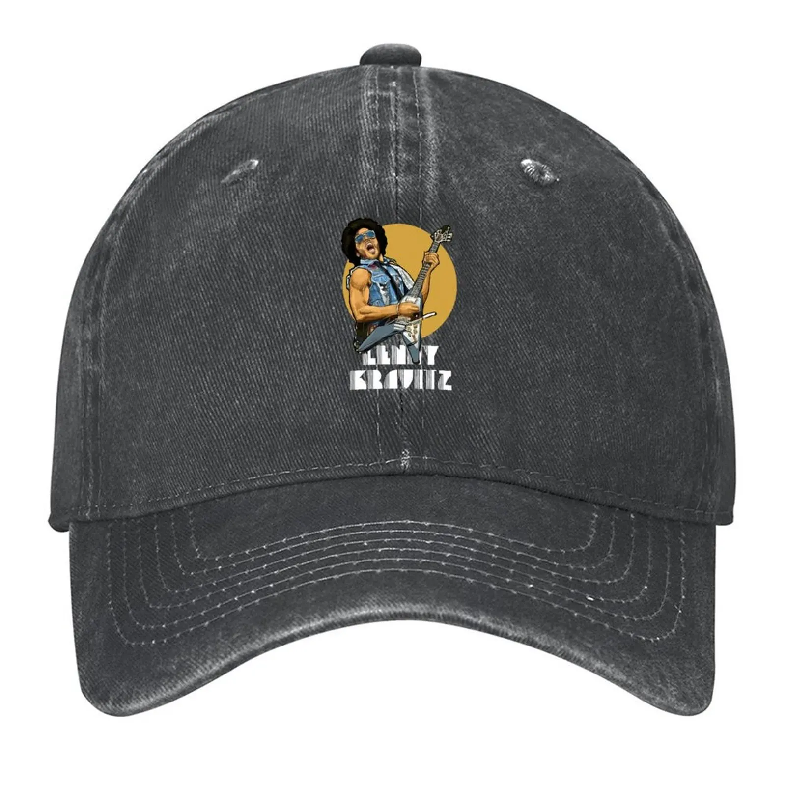 

Top Seller Lenny Kravitz Tour 2019 Baseball Cap sun hat Wild Ball Hat Rave New Hat Women's Beach Men's