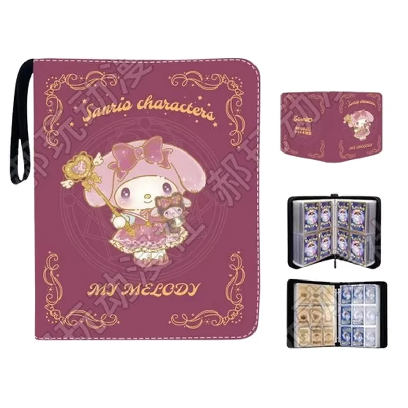 Sanrio 400pcs/900pcs Photocard Double Pocket Zipper Photo Album Carte Holder Card Binder Collection Folder Kid Girl Surprise Toy
