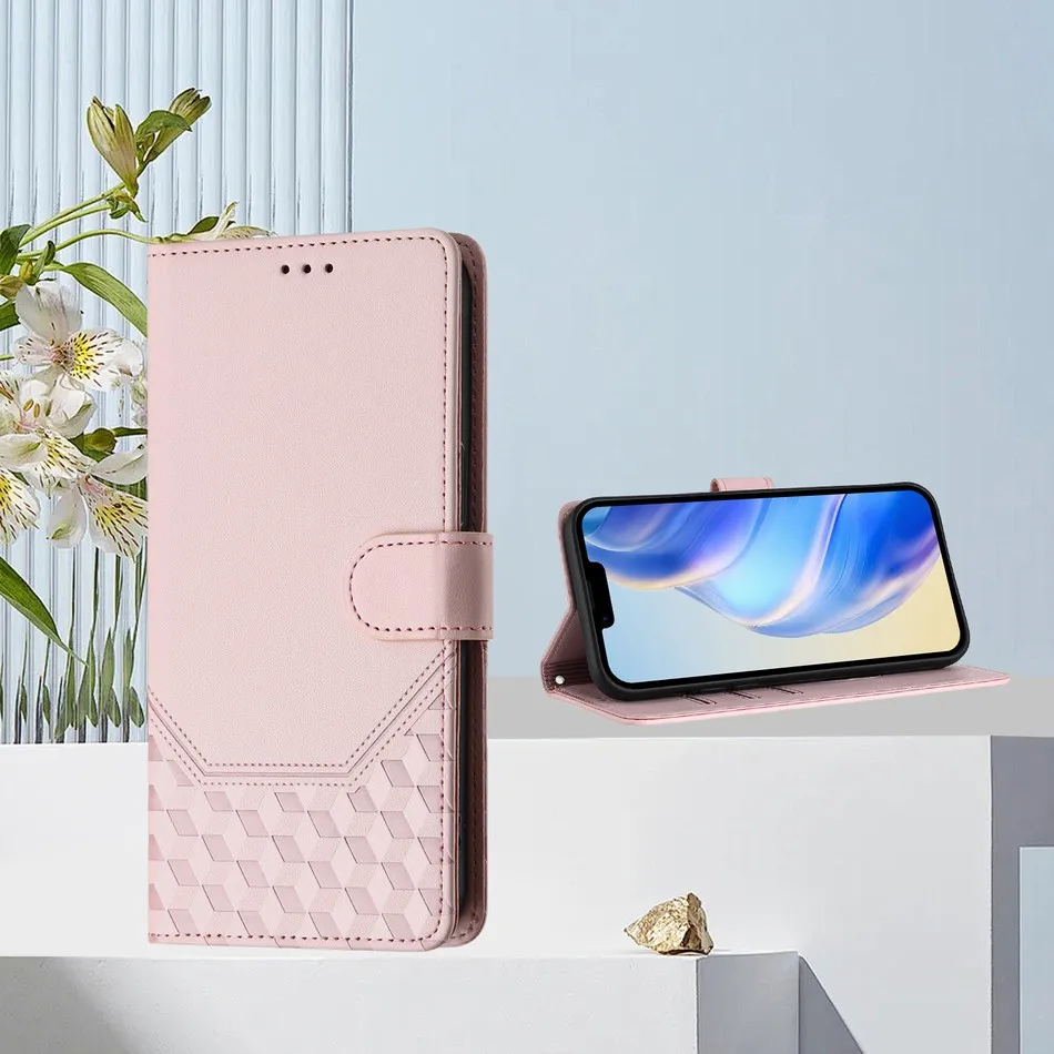 

Wholesale Grid Cover Case For Huawei Enjoy 20 SE 9S 7S 10 Plus 50 Pro 60 4G Card Wallet Mobile Phone Coque