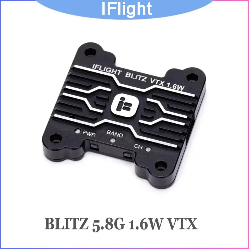 

iFlight BLITZ 1.6W 5.8G VTX, 40-канальный регулируемый видеопередатчик 25-1600 мВт с режимом Pit, 30x30 мм для FPV-дронов дальнего радиуса действия