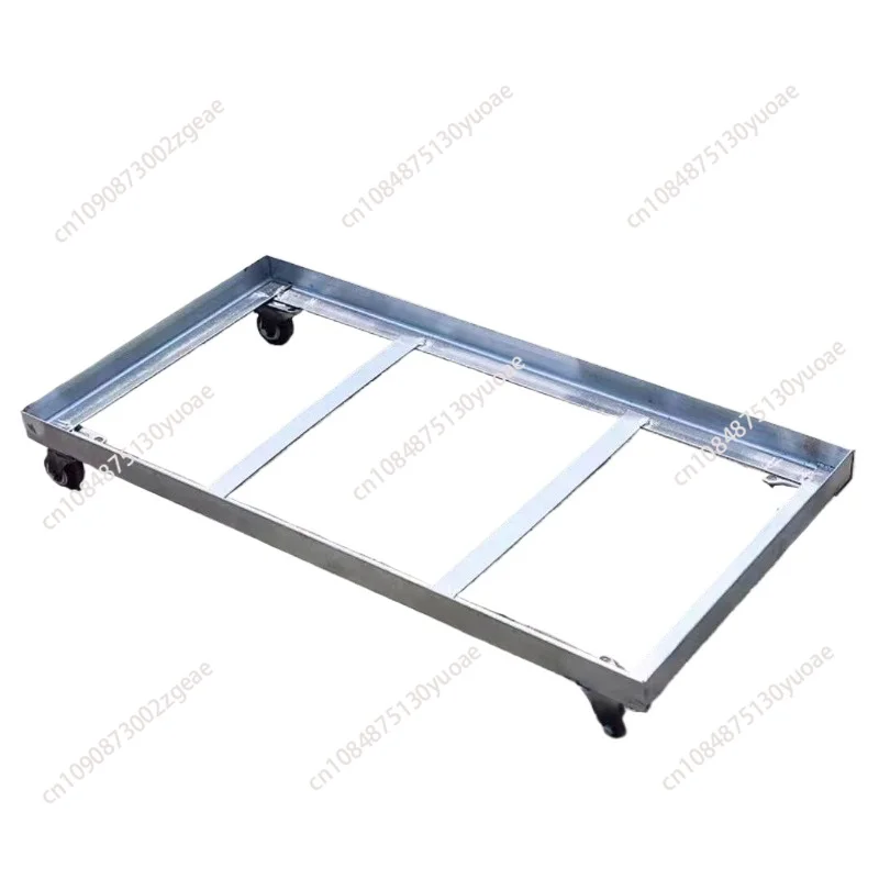 

Outdoor mobile freezer base tray, universal wheel base, rectangular universal washing machine iron bracket with wheels