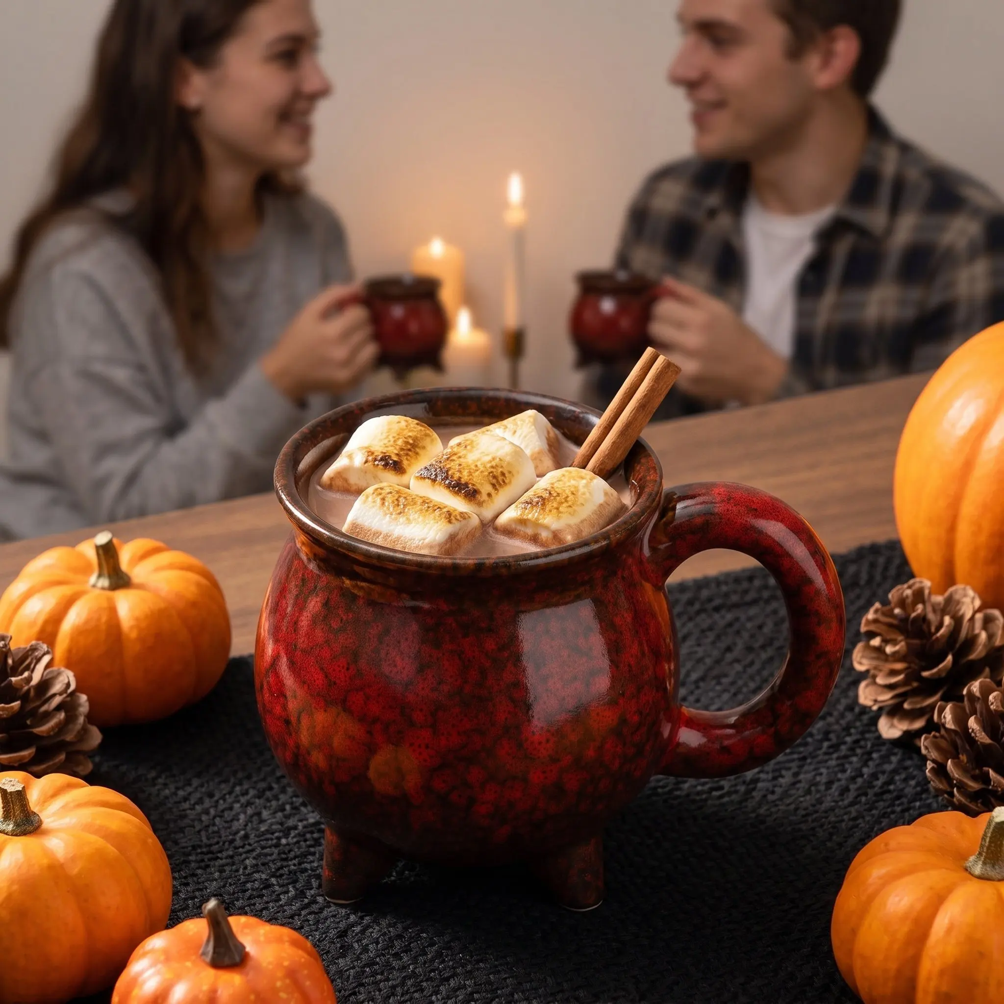 350Ml Halloween Witch Ceramic Coffee Mug Spooky Gothic Porcelain Mug Microwave Safe Dishwasher Friendly for Halloween Party