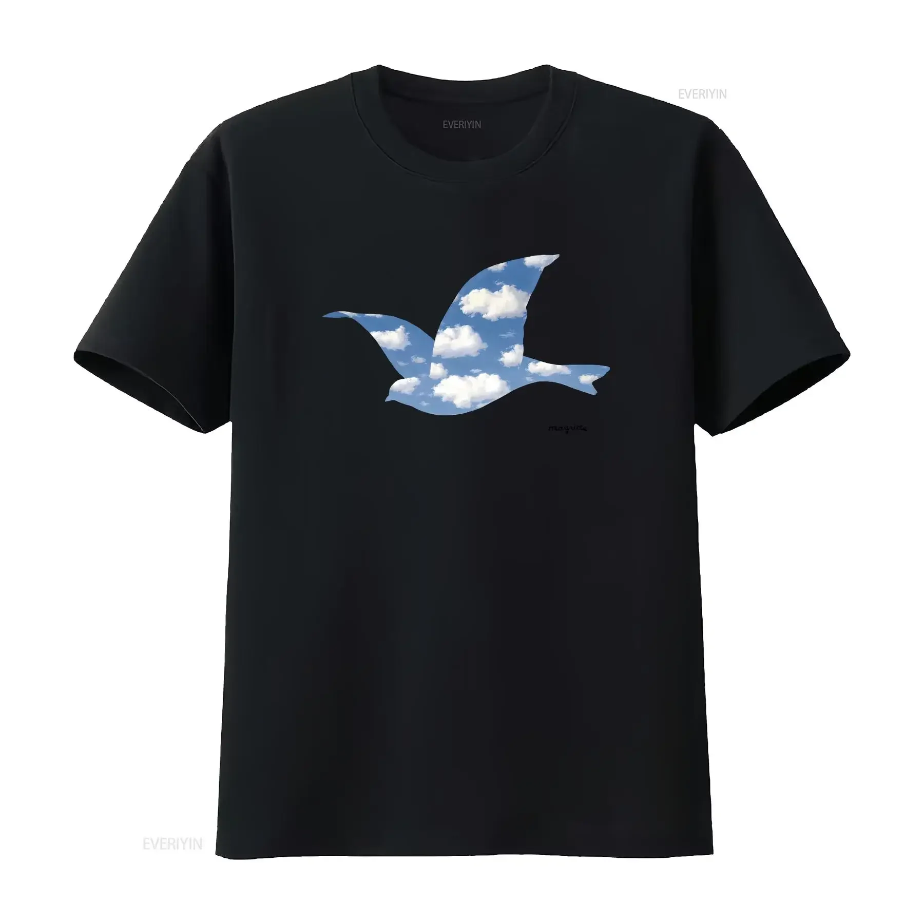 Rene Magritte Le Retour The Return 1940 Artwork T shirt vintage Washed streetwear fashion Stylish Soft designer clothes Casual