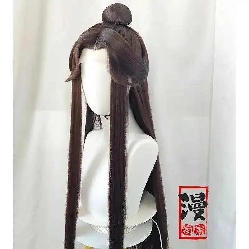 lili 123styled Xie Lian Tai Zi Yue Shen Customized Cosplay Brown Wig Tian Guan Ci Fu Heaven Official’s Blessing Huacheng Cos TGC