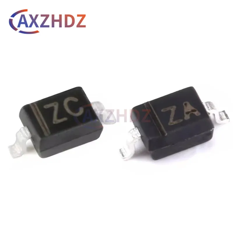 100PCS SOD-323 CESD12VD3 ZC CESD5V0D3 ZA CESD3V3D3 YU 12V 5V 3V3 3.3V SMD Uni-direction ESD Protection Diode