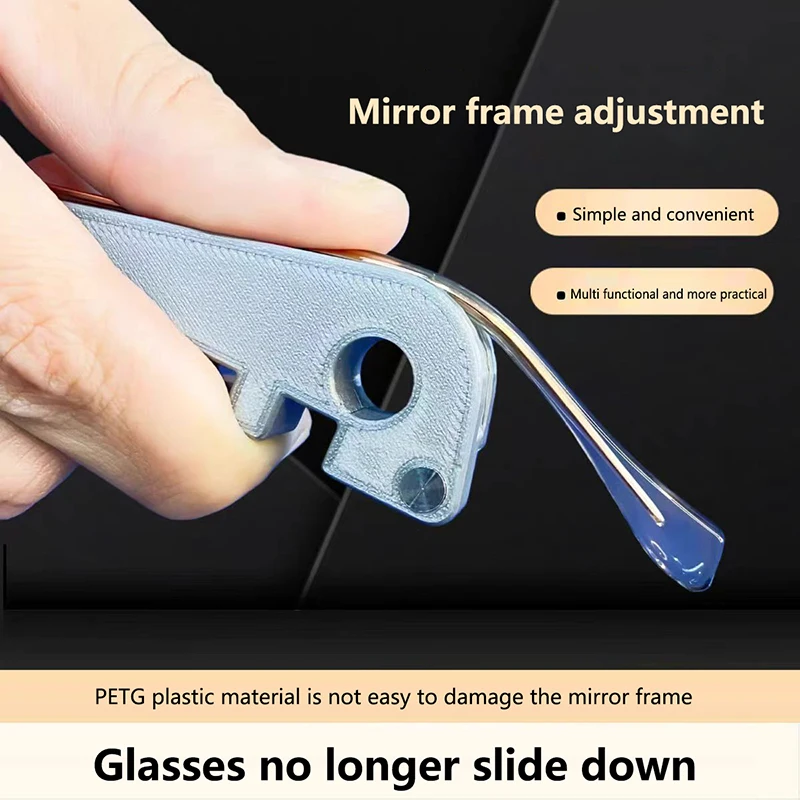 ثلاثية الأبعاد طباعة متعددة الوظائف النظارات ذو طيات إطار نظارات الانحناء أداة ذو طيات ضبط نظارات الساق معبد جسر مخدة أنف للنظارة أداة إصلاح #3