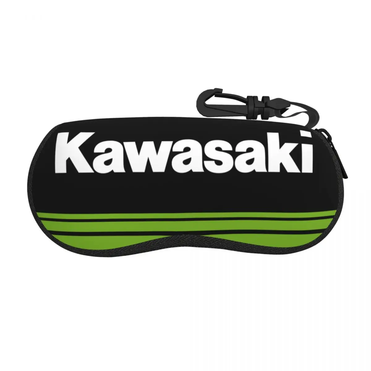 Custom Kawasaki Motorcycle Sport Racing Shell Glasses Case Unisex Fashion Eyeglasses Case Sunglasses Protector Box