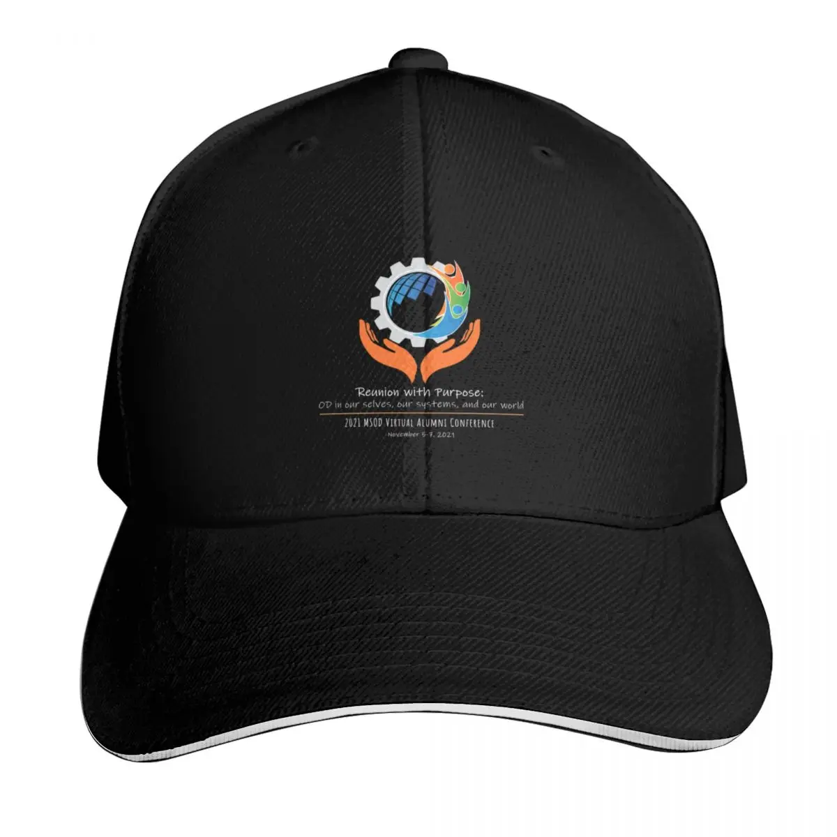 MSOD 2021 Virtual Conference (Best for dark backgrounds) Baseball Cap Men Women Casual Summer Sport Sun Cap