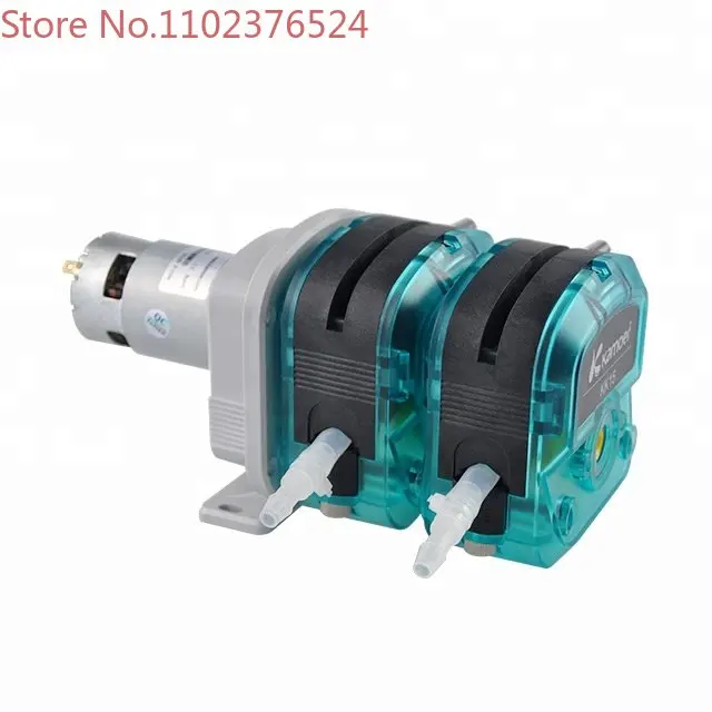 

Kamoer KKDD 12V 24V double head pump Series dc motor water pumps peristaltic pump with pump tube