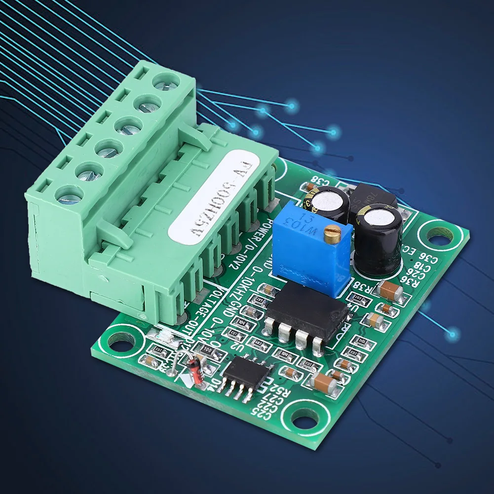 

FV-500Hz5V Frequency to Voltage Converter Module 0-5V Voltage Digital to Analog Inverter Module Frequency to Voltage Module