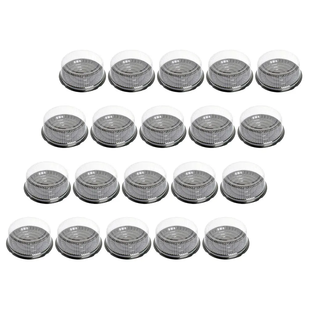 

20Pcs Clear Cake Boxes Portable Bakery Packing Container for Birthday Wedding Party Dessert Storage Cake Boxes
