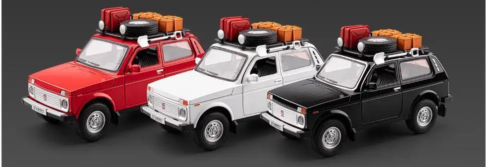 1/24, recién llegado, precio especial, Metal fundido a presión, versión de campo ruso, modelo de coche, muebles, colección de juguetes