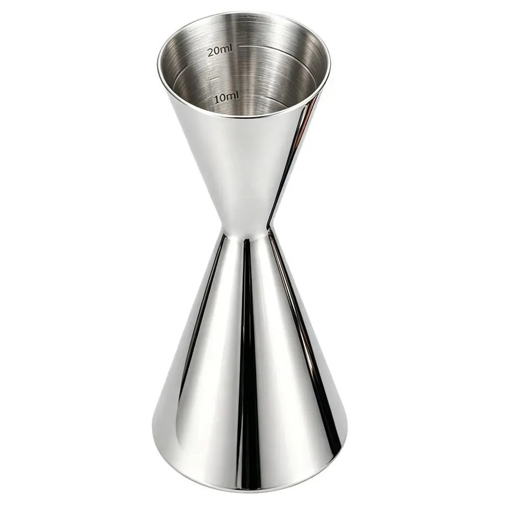 Premium 304 Stainless Steel Wine Measuring Cup Measurements Inside Japanese Style Slim Bar Jigger 30/60ml Cocktail Jigger Home