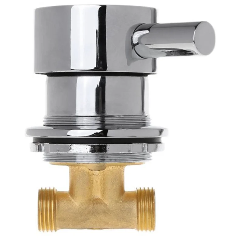 

-PQWN G1/2 Inch Water Mixing Valve Thermostatic Mixer Two In Thermostatic Mixer Faucet For Shower Room