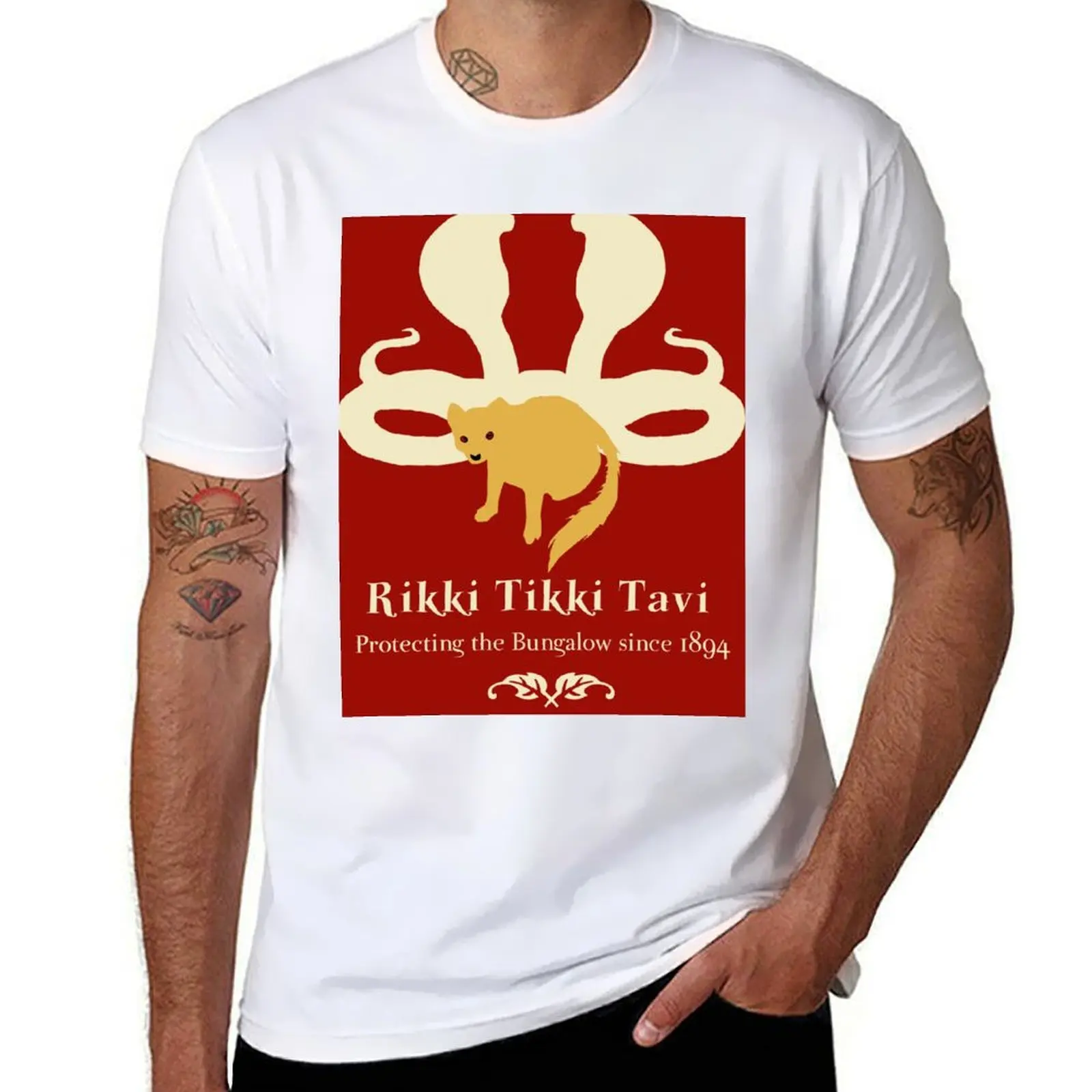 

Rikki Tikki Tavi T-Shirt shirts graphic tees Anime t-shirt quick-drying summer top Short sleeve tee men