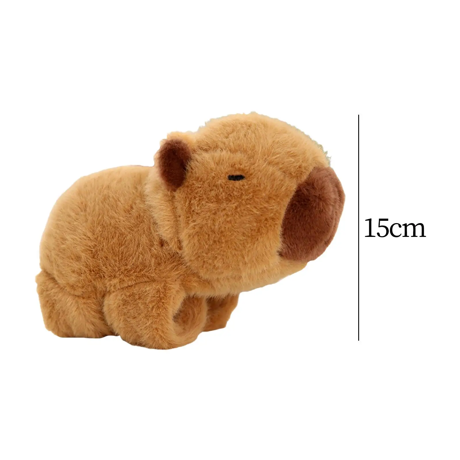 Capybara-juguete de peluche interactivo portátil, figuras de juguete, Capybara