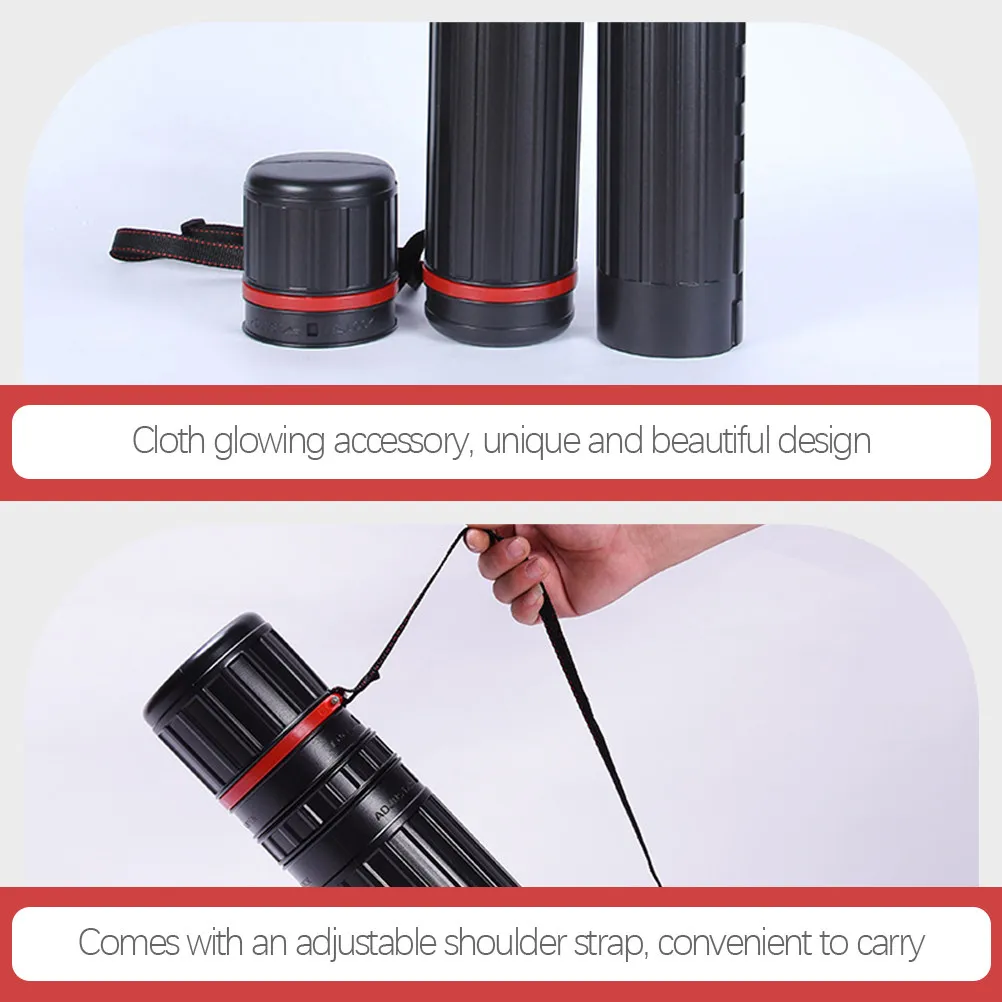 3Pcs Extendable Poster Tube Portable Adjustable Storage Tube Strap Carrying Case Perfect for Artwork Plans Drawings Mailing