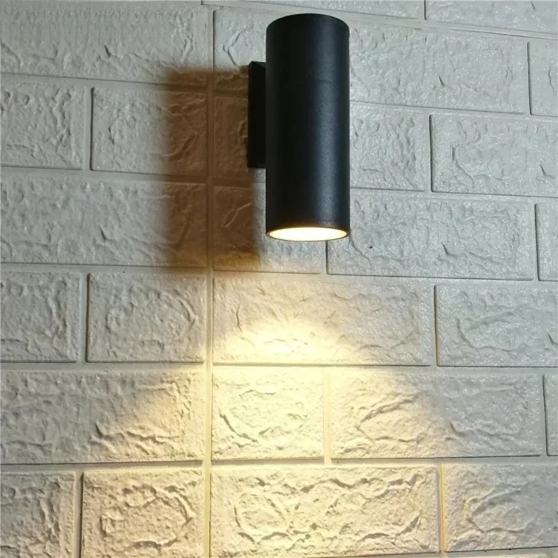 UDDALight Outdoor Wall Lamp Waterproof LED Up Down Sconce Aluminum Modern Light for Garden Porch Patio Fence Single Head 10W 7W