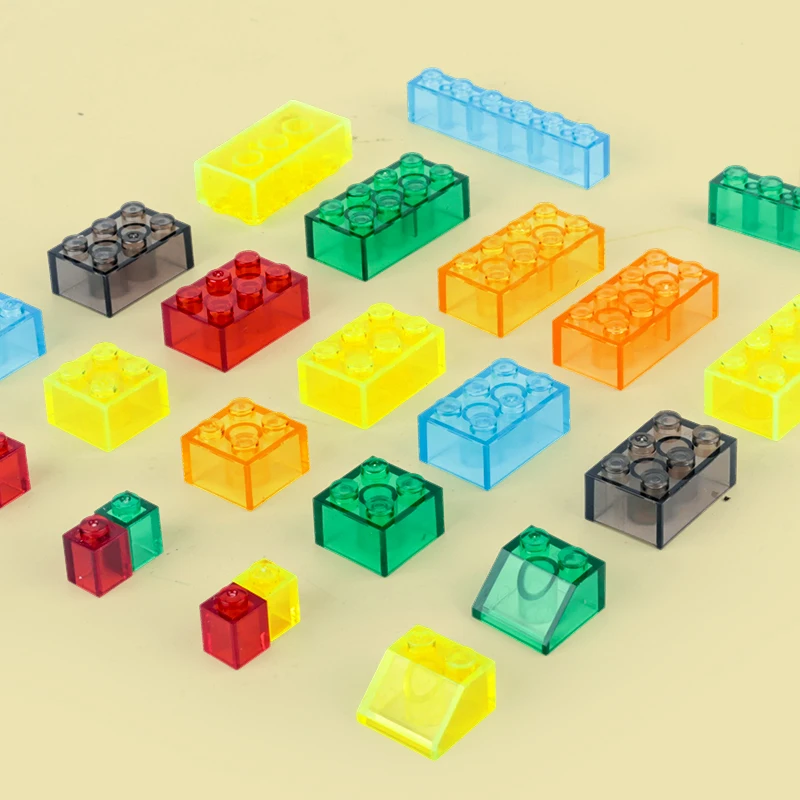 300 DIY bloques de construcción transparentes creativos ciudad bloques de construcción clásicos ensamblar regalo de cumpleaños juguetes educativos para niños