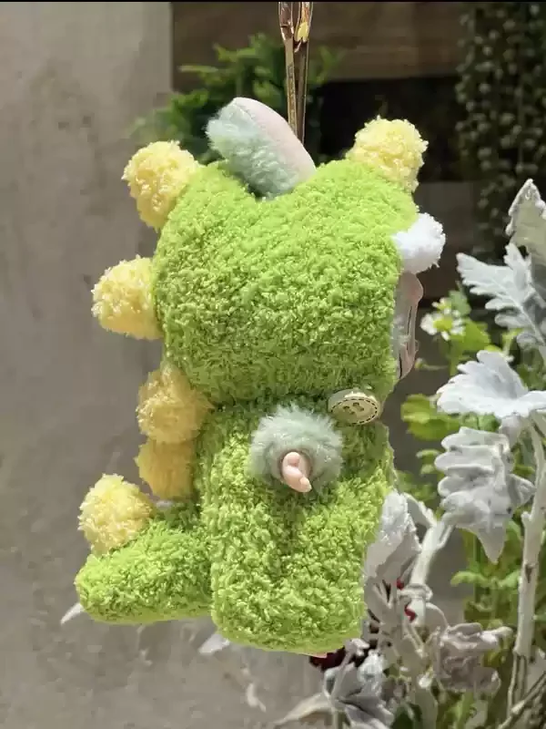 Per 17 CENTIMETRI Labubu Macaron NNO Dollo Bambola Appesa Ornamento Panno Fatto A Mano Pullip Stand Postura Bambole Giocattolo Da Collezione Vestiti per le Bambole