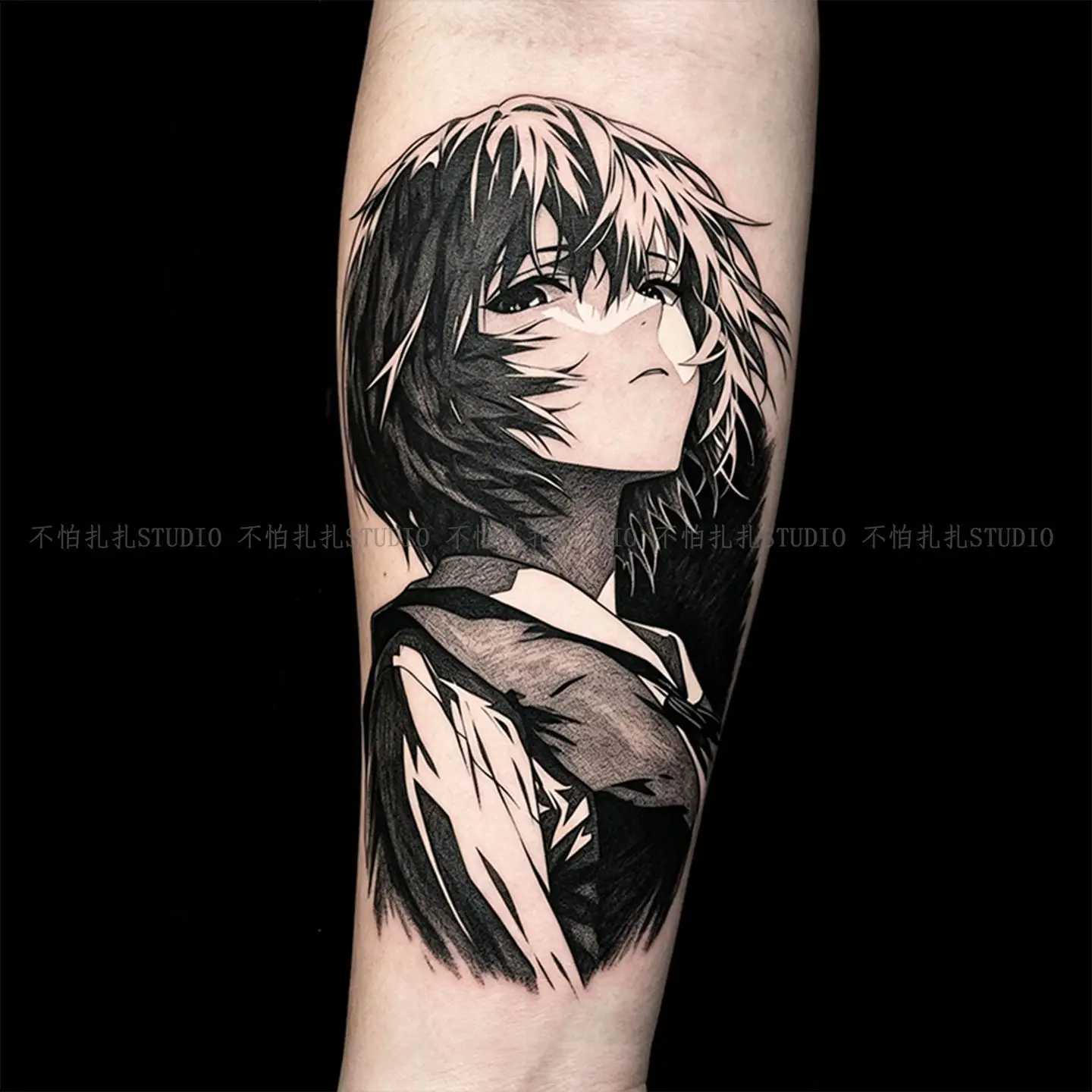 Neon Genesis Evangelion Rei Ayanami Tattoo Sticker Waterproof Tattoo Cool Anime Art Sticker Arm Skin Decor Collectible Anime