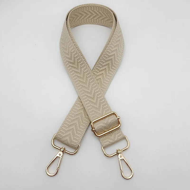 Bag Accessories Solid Color Adjustable Replacement Long Strap Single Shoulder Crossbody Wide Shoulder Strap Bag Lanyard Strap