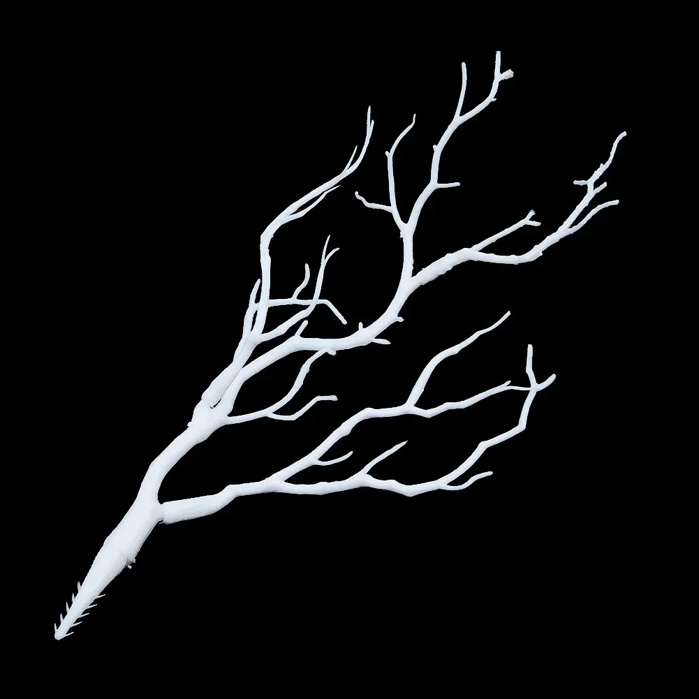 Artificial Plastic Branch Darkness Witch DIY Antler Headband Accessories Horns Fake Tree Bifurcated White Christmas Decoration