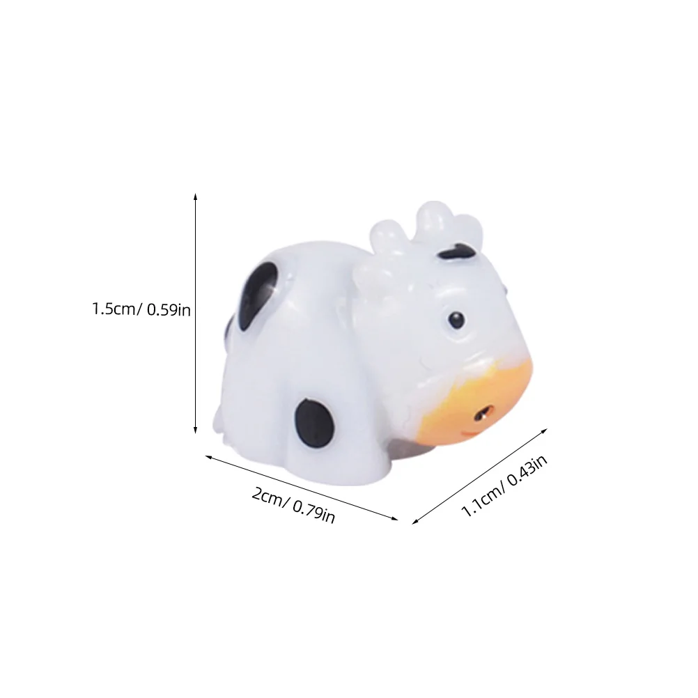 โมเดลสัตว์เรซิ่นตกแต่งสวนจิ๋ว 20 ชิ้น สำหรับตกแต่งบ้าน สวน งาน DIY อุปกรณ์ตกแต่งเคสมือถือ รูปกระต่าย หงส์ แกะ วัว