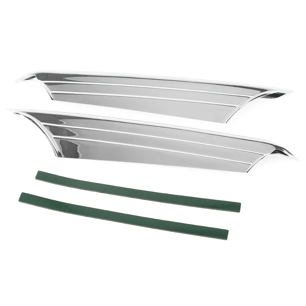 GoldWing GL1800 Chrome Motorcycle Side Vent Fairing Fins Scoop Accents Trim For Honda Gold Wing GL 1800 2012-2017
