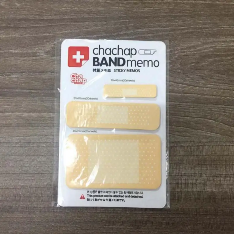 60sheets Cute Band aid Series Memo pad stickers Sticky notes paper Notepad kawaii stationery office papeleria supplies notes