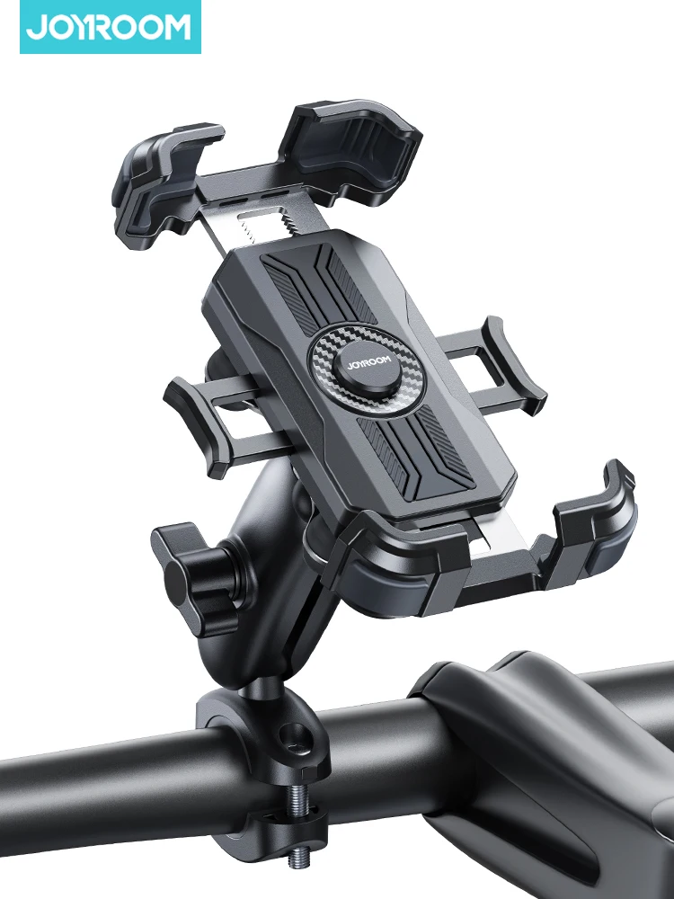 AliExpress Joyroom 360° Rotatable Bicycle Phone Holder for iphone Android Shockproof Motorcycle Phone Holder MTB Bike Stand Bracket