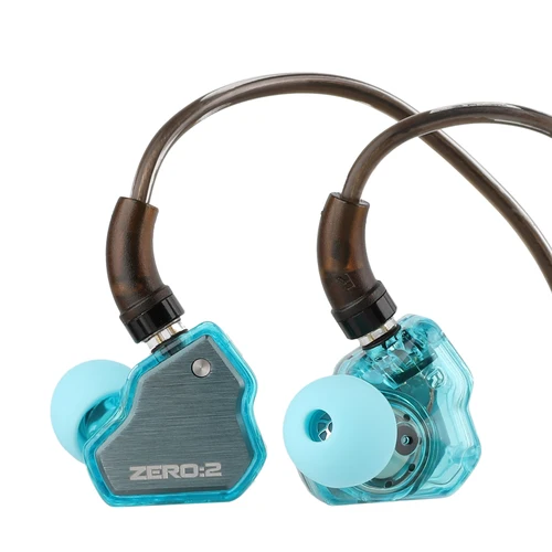 Imagen 2 del producto 7Hz x Crinacle Zero: 2 Auriculares con cable IEM con controlador dinámico de 10 mm actualizados Auriculares para juegos con cable OFC IEM para músico