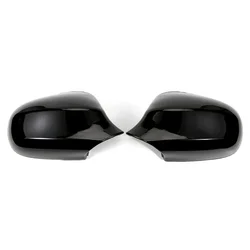 1 Pair Car Rearview Mirror Cover Glossy Black Rearview Mirror Case Cap for BMW E90 E91 E92 E93 LCI 2008-2011 51167205291