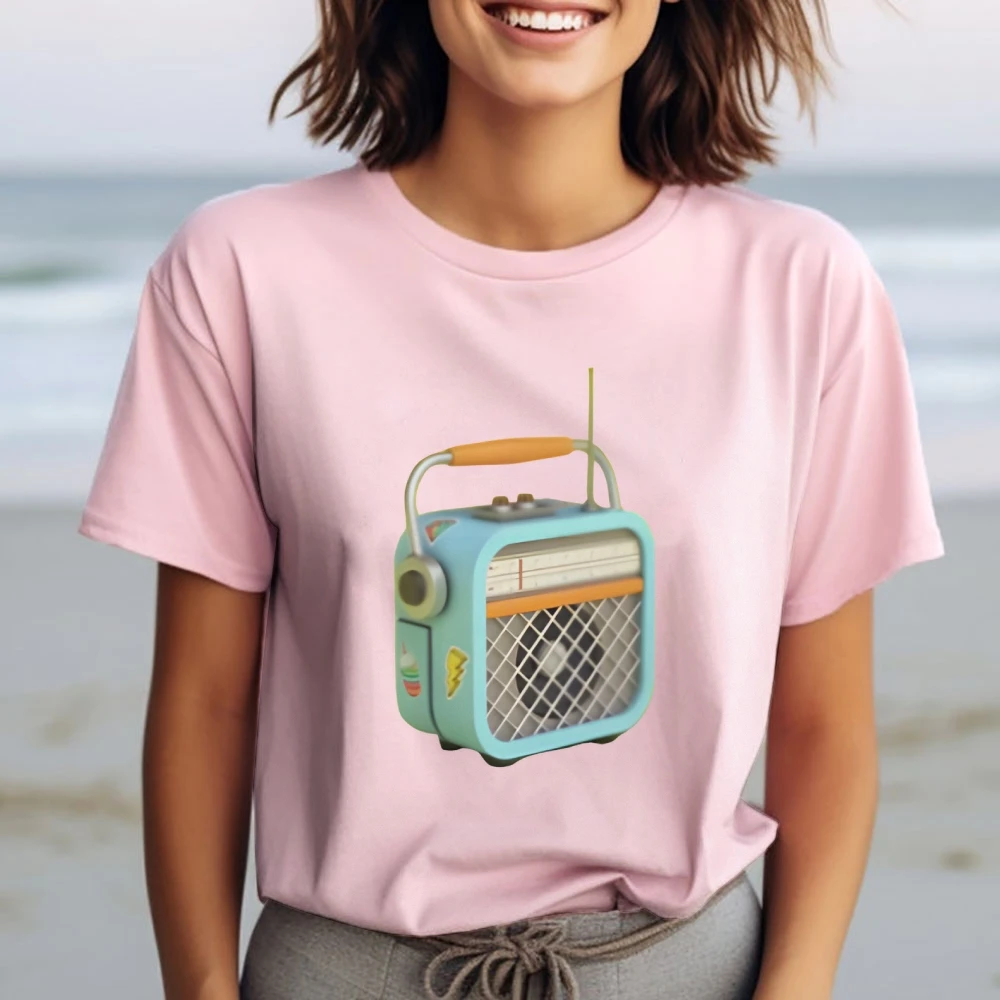 

Woman Clothing Casual Short Sleeve T-Shirt Lightweight Performance Fabric Moisture-Wicking Relaxed Fit Great for Sports Errands