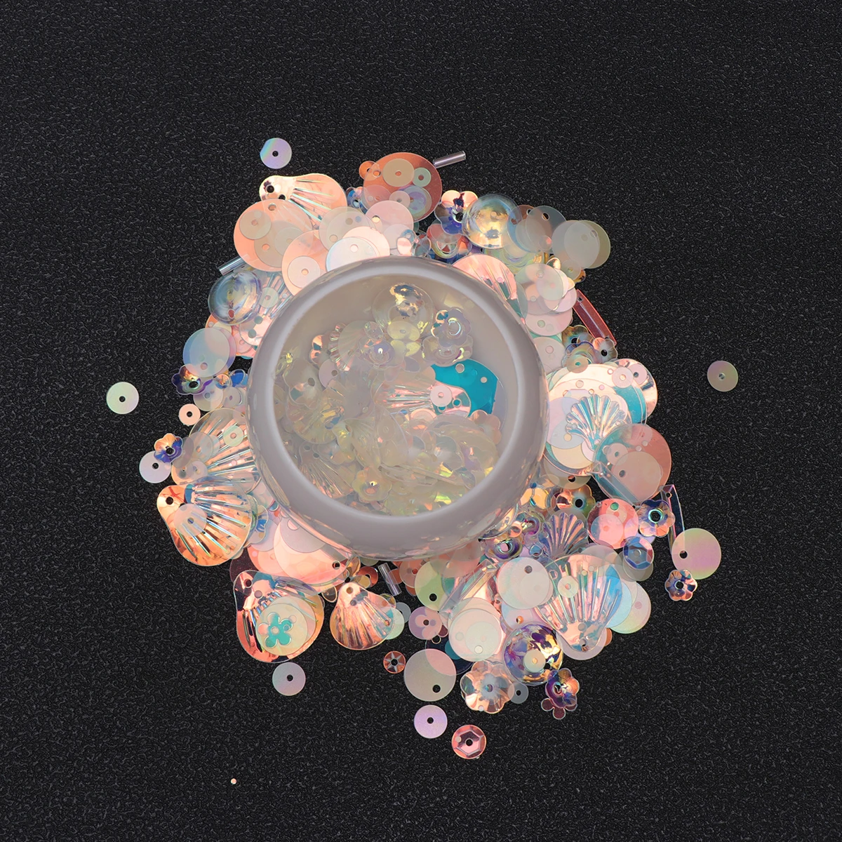 

2 Pack Pearl Accessories Costume Beads for Jewelry Making Sequins Craft Findings