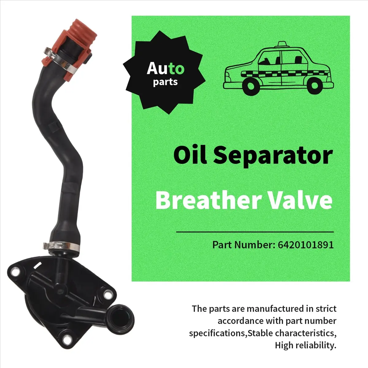 Super Sale Engine Oil Separator Breather Valve for Mercedes W209 W211 X164 W251 W221 Sprinter 906 V6 CDI 6420101891 A6420101891