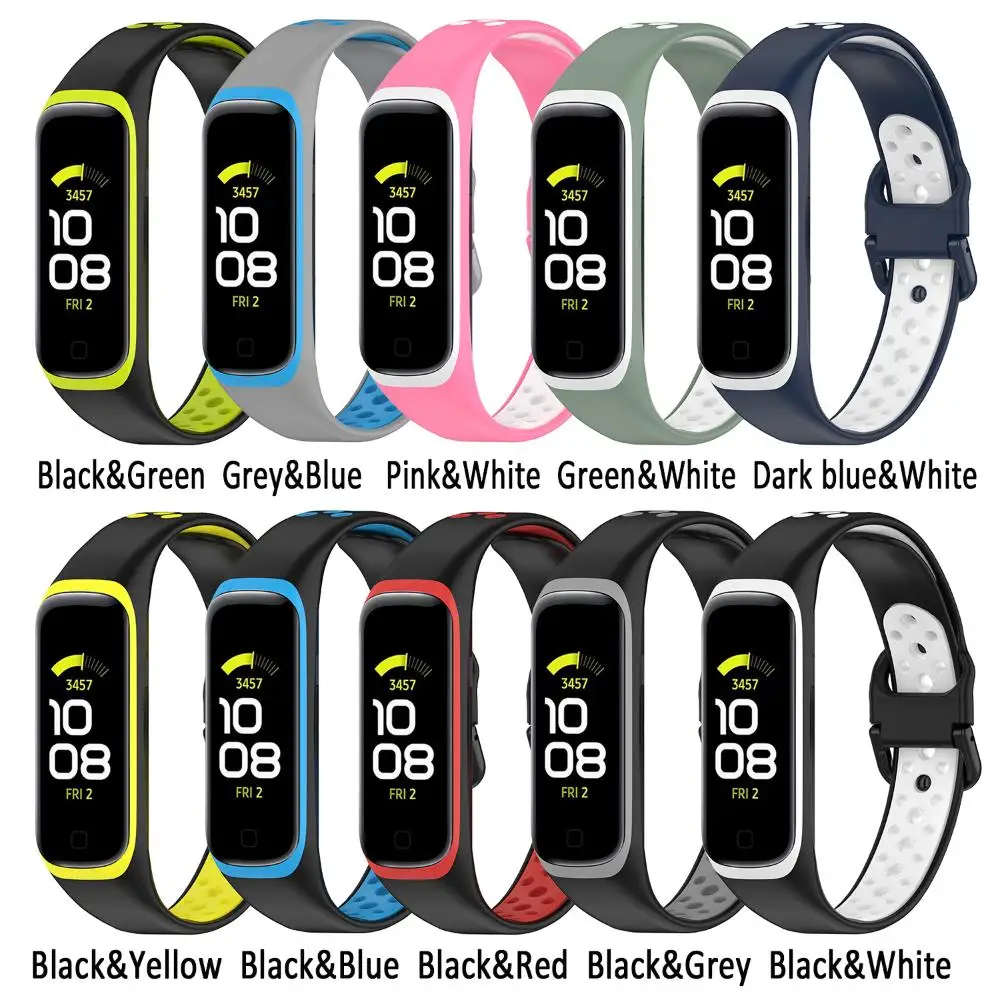 الرياضة Watchband معصمه سوار سيليكون حزام استبدال لGalaxy Fit 2 SM-R220