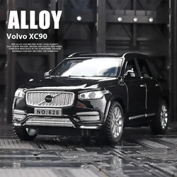 1:32 VOLVO XC90 SUV modello di auto in lega pressofuso modello in metallo suono e luce giocattoli per bambini auto ornamenti di controllo centrale regalo per bambini