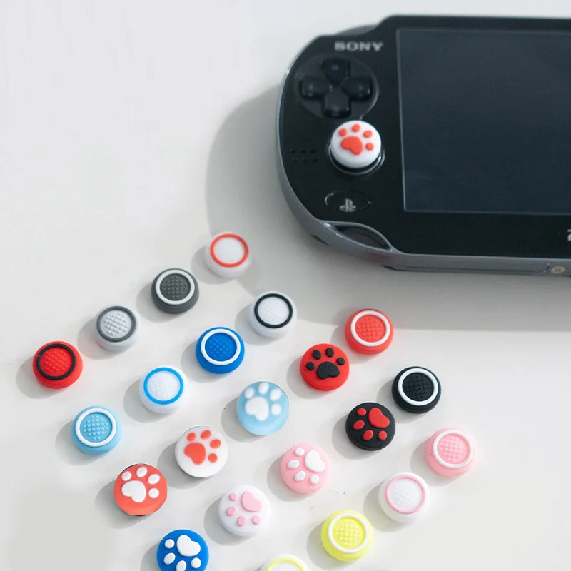 Funda protectora de silicona para Sony PlayStation Psvita PS Vita PSV 1000 Fat/2000 Slim, 4 piezas