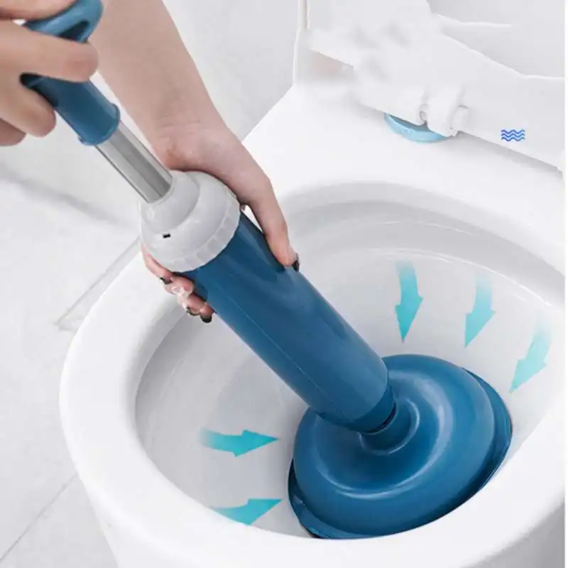 Tubo de inodoro de silicona, émbolo, ventosas de vacío, bomba de alta presión, antibloqueo, desbloqueo, drenaje de tubería, reutilizable para el hogar