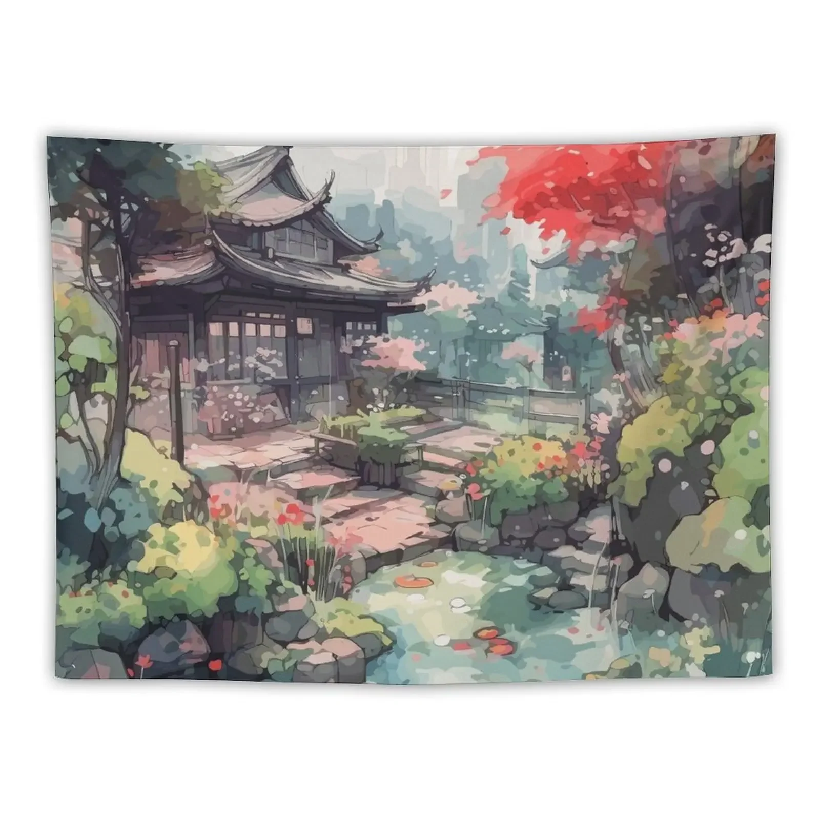 

Zen Tapestry Wall Deco Room Aesthetic Decor Decoration For Rooms Tapestry