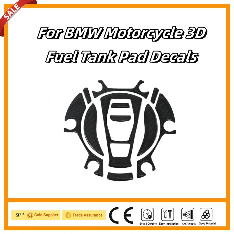 Motorcycle 3D Fuel Tank Pad Decals For BMW R1200GS R1250GS F900XR F900R C400GT F750GS F850GS Gas Oil Cap Cover Sticker Protector