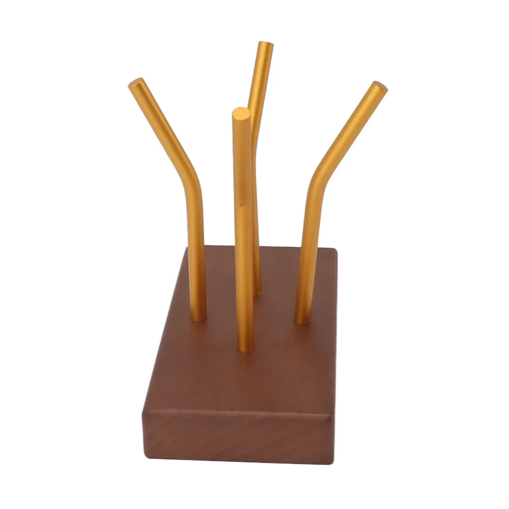 Wooden Base Coffee Filter Holder Decorative Design Stable Support Coffee Filter Stand Wood Texture Securely Stores