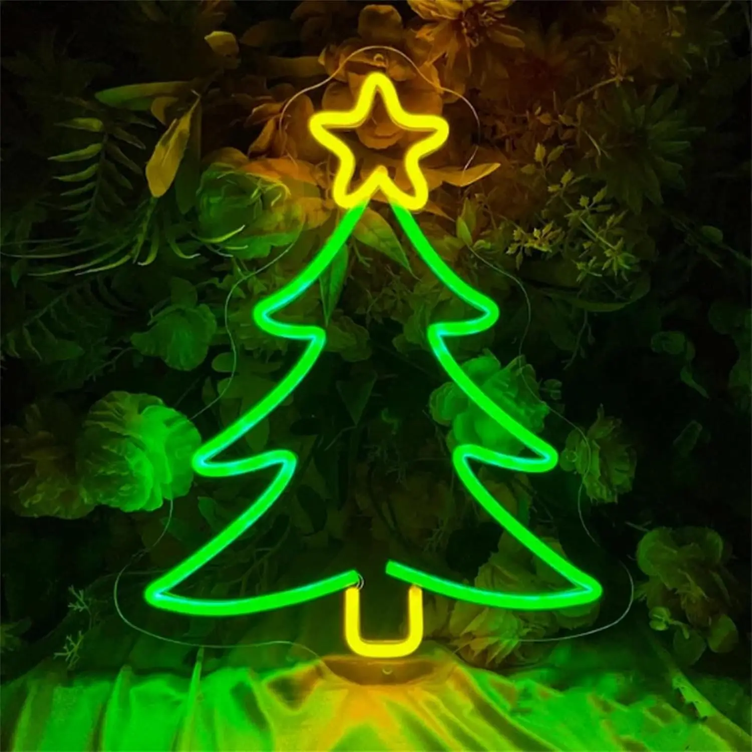 Merry Christmas Neon Light USB LED Sign Xmas Tree Neon Light Bedroom Party Club Room Man Cave Home Decoration Gift