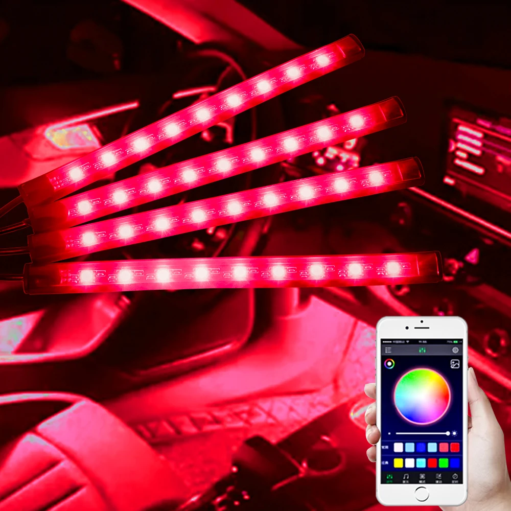 LED Car Light Interior Environment USB/Cig LED Strip Ambient Lighting Car Car Decoration Interior Accessories Gift for Women Men