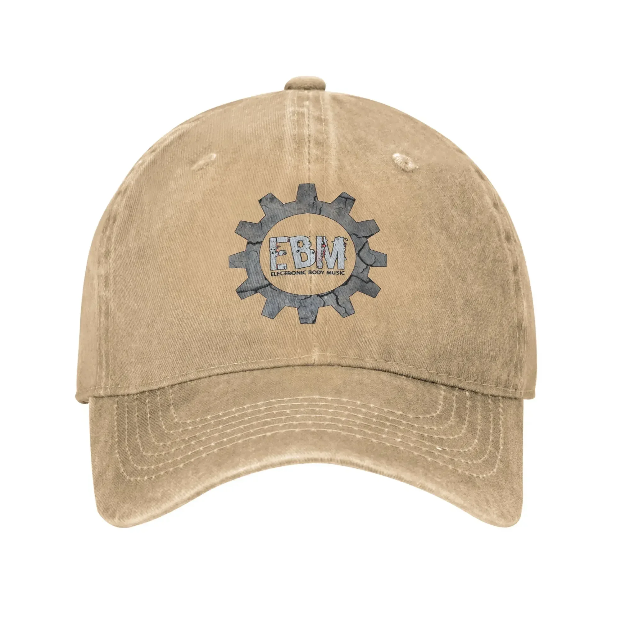 2026 EBM Electronic Body Music Baseball Cap Men Women Distressed Washed Sun Cap Industrial Dance All Seasons Travel Adjustable H